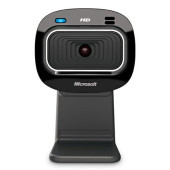 Камера Web Microsoft LifeCam HD-3000 черный USB2.0 с микрофоном