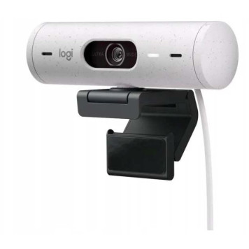 Камера Web Logitech HD Webcam Brio 500 белый 4Mpix (1920x1080) USB Type-C с микрофоном (960-001428) -11