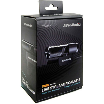 Камера Web Avermedia PW 313 черный 2Mpix USB2.0 с микрофоном -11