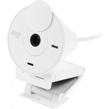 Камера Web Logitech HD Webcam Brio 300 белый 2Mpix (1920x1080) USB Type-C с микрофоном (960-001442) -5