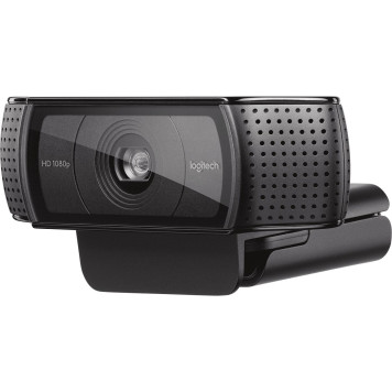 Камера Web Logitech C920e черный 3Mpix (1920x1080) USB2.0 с микрофоном (960-001086) -3