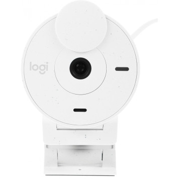 Камера Web Logitech HD Webcam Brio 300 белый 2Mpix (1920x1080) USB Type-C с микрофоном (960-001442) -6