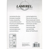 Пленка для ламинирования Fellowes 125мкм A5 (100шт) глянцевая Lamirel LA-7866101 (LA-78661)