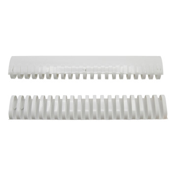 Пружины для переплета пластиковые Silwerhof d=51мм 411-450лист A4 белый (50шт) (1373590) -1