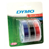Картридж ленточный Dymo Omega S0847750 белый/синий/черный/красный набор x3упак. для Dymo