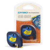 Картридж ленточный Dymo LT S0721620 черный/желтый для Dymo