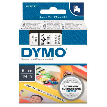 Картридж ленточный Dymo D1 S0720780 черный/белый для Dymo -2