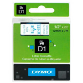 Картридж ленточный Dymo D1 S0720540 белый/синий для Dymo