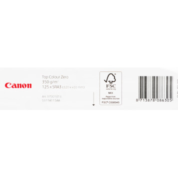 Бумага Canon Top Colour Zero 5911A115 SRA3/350г/м2/125л./белый CIE161% для лазерной печати -1