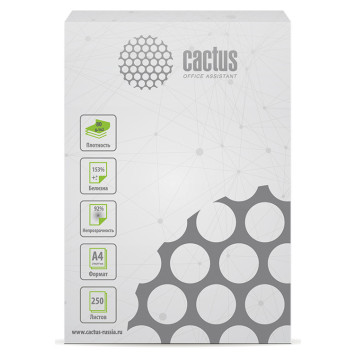 Бумага Cactus CS-OPB-A480250 A4/80г/м2/250л./белый CIE153% общего назначения(офисная) -2