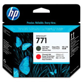 Печатающая головка HP 771 CE017A черный матовый/хроматический красный для HP DJ Z6200