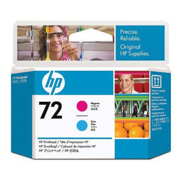 Печатающая головка HP 72 C9383A пурпурный/голубой для HP DJ T1100/T610 