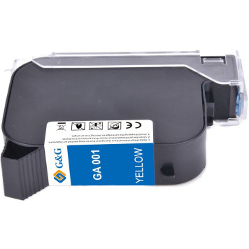 Картридж струйный G&G GA-001Y желтый (42мл) для G&G GG-HH1001 