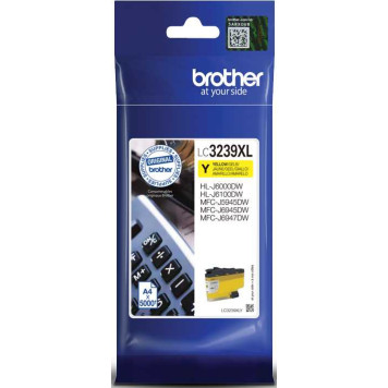 Картридж струйный Brother LC3239XLY желтый (5000стр.) для Brother HL-J6000DW/MFC-J5945DW 