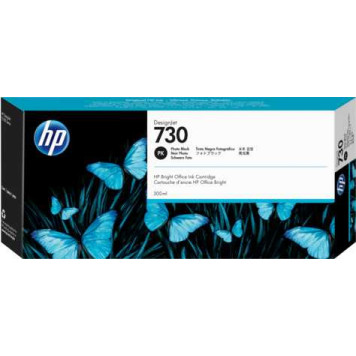 Картридж струйный HP 730 P2V73A фото черный (400мл) для HP DJ T1700 