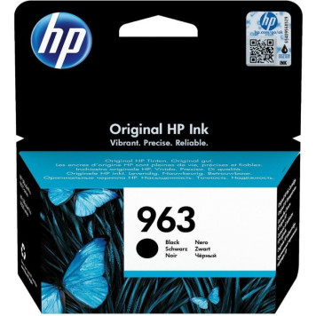 Картридж струйный HP 963 3JA26AE черный (1000стр.) для HP OfficeJet Pro 901x/902x/HP 