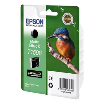 Картридж струйный Epson T1598 C13T15984010 черный матовый (800стр.) (17мл) для Epson St Ph R2000 