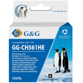 Картридж струйный G&G GG-CH561HE 122 черный (18мл) для HP DJ 1050A/2050A/3000