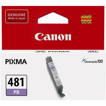 Картридж струйный Canon CLI-481 PB 2102C001 фото голубой (5.6мл) для Canon Pixma TS8140TS/TS9140 