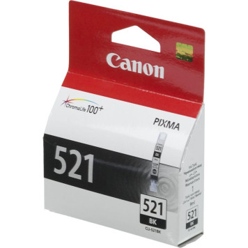 Картридж струйный Canon CLI-521BK 2933B004 черный для Canon iP3600/4600/MP540/620/630/980 -1