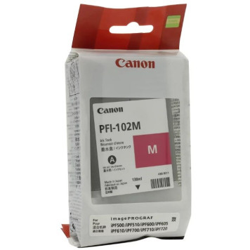 Картридж струйный Canon PFI-102M 0897B001 пурпурный для Canon iP F510/605/610 -1