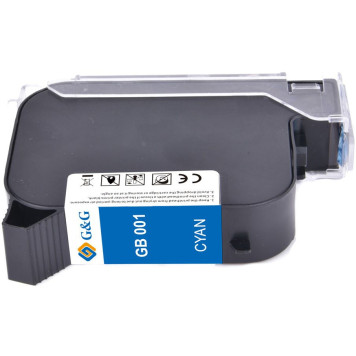 Картридж струйный G&G GB-001C голубой (42мл) для G&G GG-HH1001 -1