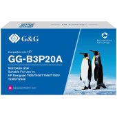 Картридж струйный G&G №727 GG-B3P20A пурпурный (130мл) для HP DJ T920/T1500/T2530