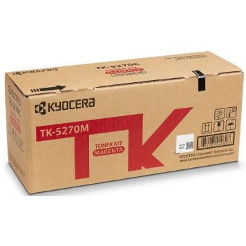 Картридж лазерный Kyocera TK-5270M пурпурный (6000стр.) для Kyocera M6230cidn/M6630cidn/P6230cdn 