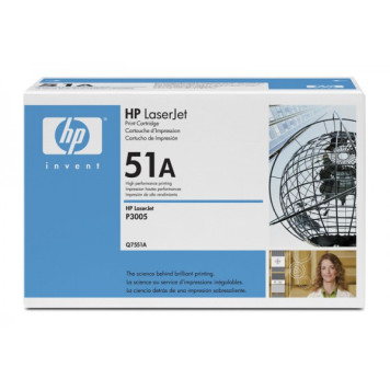 Картридж лазерный HP 51A Q7551A черный (6500стр.) для HP LJ P3005/M3035/M3027 