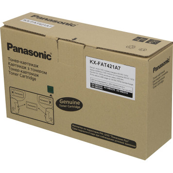 Картридж лазерный Panasonic KX-FAT421A7 черный (2000стр.) для Panasonic KX-MB2230/2270/2510/2540 -1