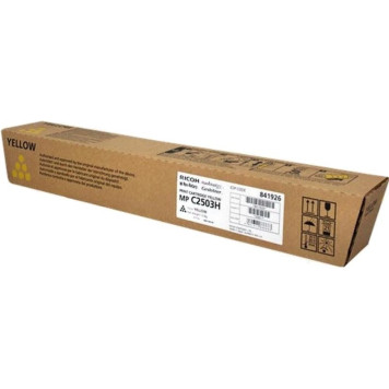 Картридж лазерный Ricoh MP C2503H 841926 желтый (9500стр.) для Ricoh MP C2003/C2503/C2011SP/C2004/C2504 