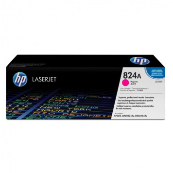Картридж лазерный HP 824A CB383A пурпурный (21000стр.) для HP CLJ CM6030/CM6040 -1