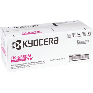 Картридж лазерный Kyocera TK-5380M 1T02Z0BNL0 пурпурный (10000стр.) для Kyocera PA4000cx/MA4000cix/MA4000cifx 