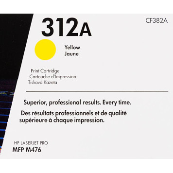 Картридж лазерный HP 312A CF382A желтый (2400стр.) для HP CLJ Pro M476 -1