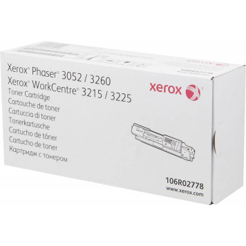 Картридж лазерный Xerox 106R02778 черный (3000стр.) для Xerox Ph 3052/3260/WC 3215/3225 