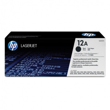 Картридж лазерный HP 12A Q2612A черный (2000стр.) для HP LJ 1010/1012/1015/1018/1020/1022 -1