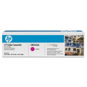 Картридж лазерный HP 125A CB543A пурпурный (1400стр.) для HP CLJ CP1215/CP1515/CP1518 