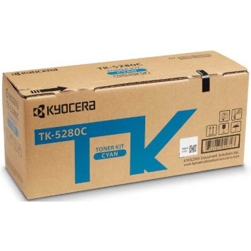 Картридж лазерный Kyocera TK-5280C синий (11000стр.) для Kyocera Ecosys P6235cdn/M6235cidn/M6635cidn -1