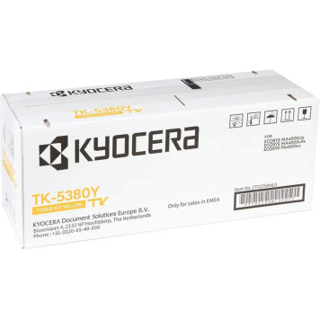 Картридж лазерный Kyocera TK-5380Y 1T02Z0ANL0 желтый (10000стр.) для Kyocera PA4000cx/MA4000cix/MA4000cifx 