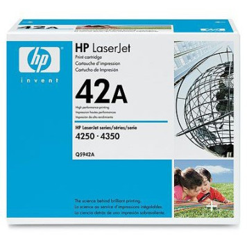 Картридж лазерный HP Q5942A черный (10000стр.) для HP LJ 4250/4350 