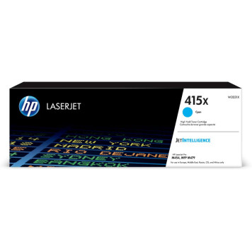 Картридж лазерный HP 415X W2031X голубой (6000стр.) для HP HP LJ M454/MFP M479 