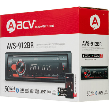 Автомагнитола ACV AVS-912BR 1DIN 4x50Вт -5
