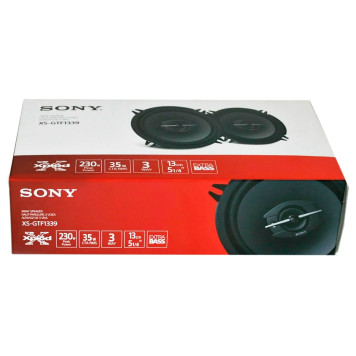 Колонки автомобильные Sony XS-GTF1339 (без решетки) 230Вт 89дБ 4Ом 13см (5дюйм) (ком.:2кол.) коаксиальные трехполосные -3
