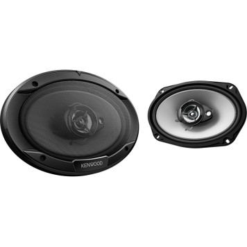 Колонки автомобильные Kenwood KFC-S6966 400Вт 91дБ 4Ом 16x23см (6x9дюйм) (ком.:2кол.) коаксиальные трехполосные -1