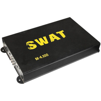 Усилитель автомобильный Swat M-4.100 четырехканальный -2