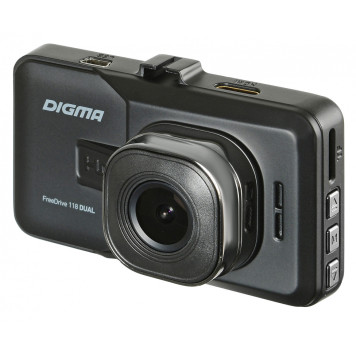 Видеорегистратор Digma FreeDrive 118 DUAL черный 1.3Mpix 1080x1920 1080p 150гр. JL5112 -7