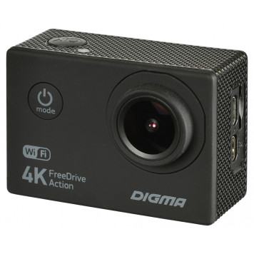 Видеорегистратор Digma FreeDrive Action 4K WiFi черный 8Mpix 2160x3840 2160p 150гр. Allwinner V3 -7