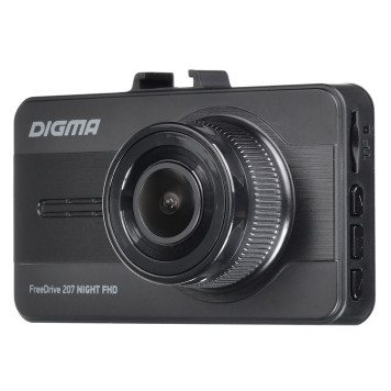 Видеорегистратор Digma FreeDrive 207 Night FHD черный 2Mpix 1080x1920 1080p 150гр. GP2247 -19