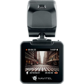 Видеорегистратор Navitel R600 QUAD HD черный 12Mpix 1440x2560 1440p 170гр. NT96660 -7