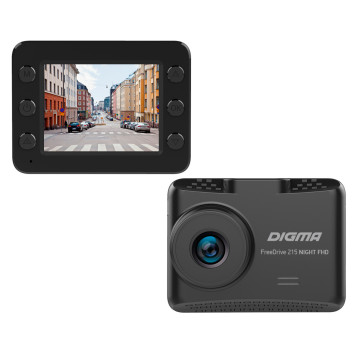 Видеорегистратор Digma FreeDrive FreeDrive 215 Night FHD черный 1080x1920 1080p 120гр. GP6248 -23